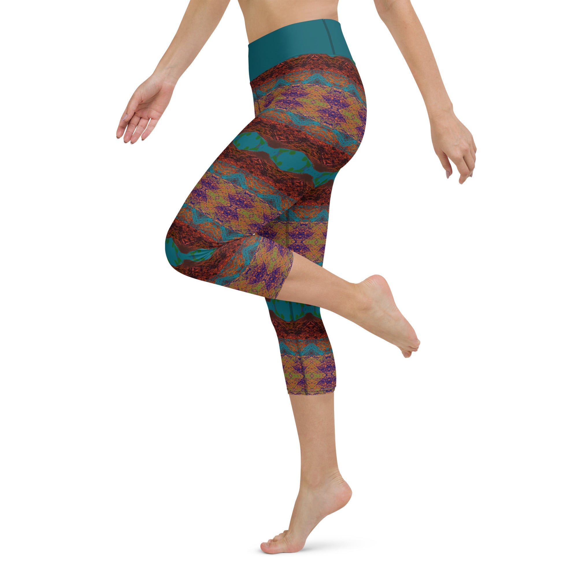 Gaviota Canyon Yoga Capri Leggings Triboca Arts   