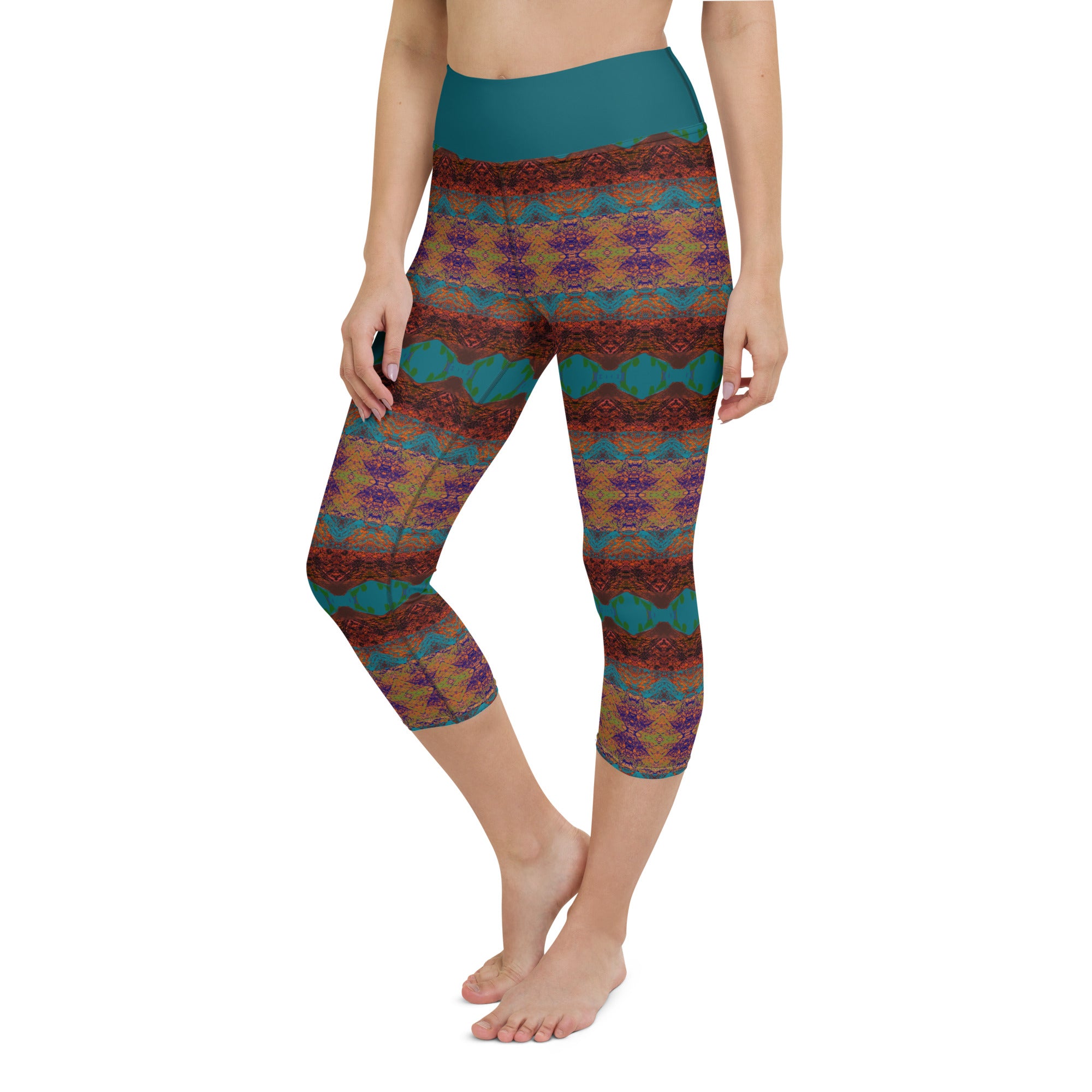 Gaviota Canyon Yoga Capri Leggings Triboca Arts   