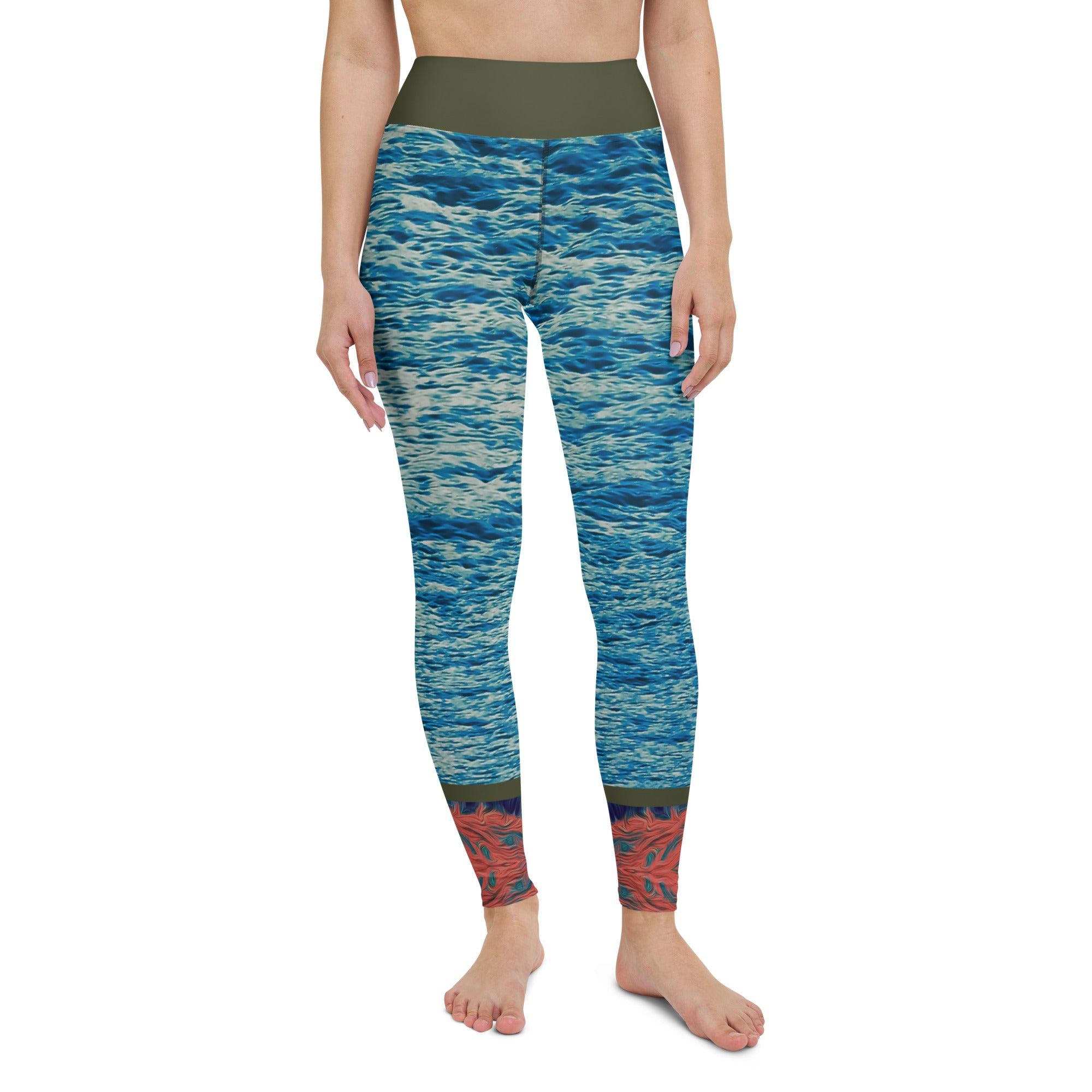 Salmon leggings clearance