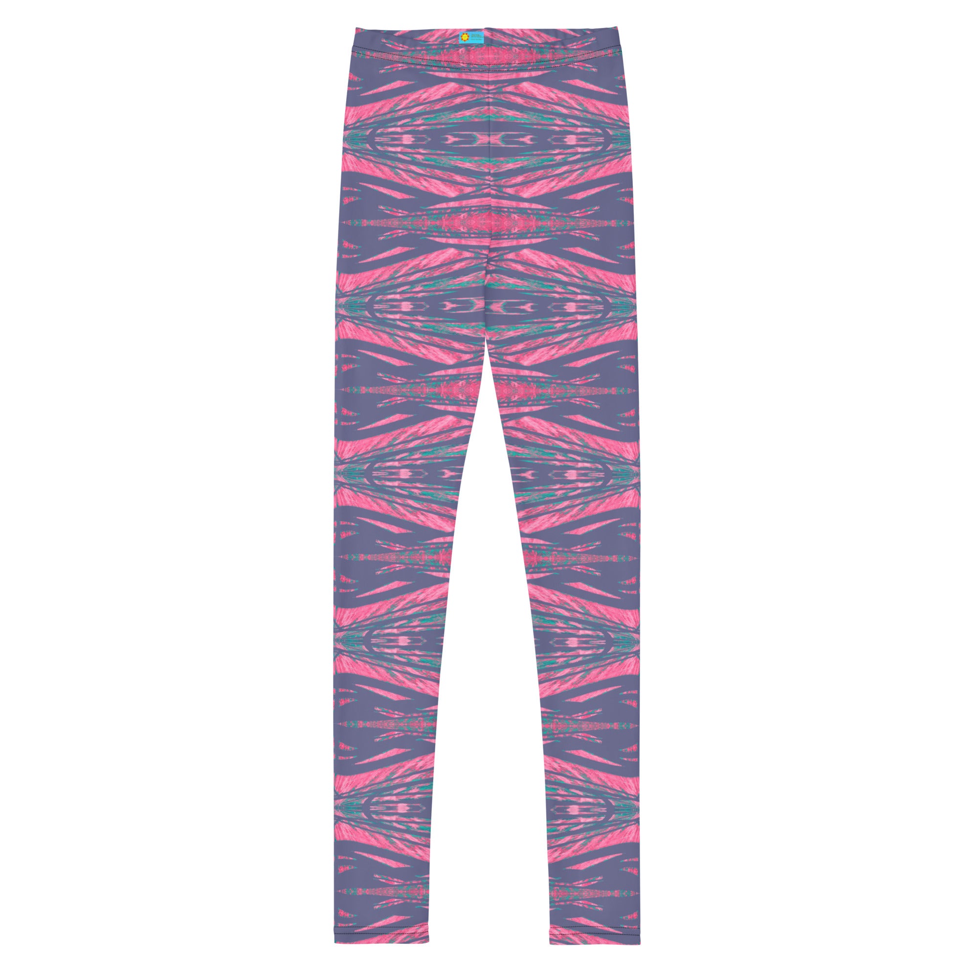 Shadows Gray On Pink Young Women's Leggings Triboca Arts   